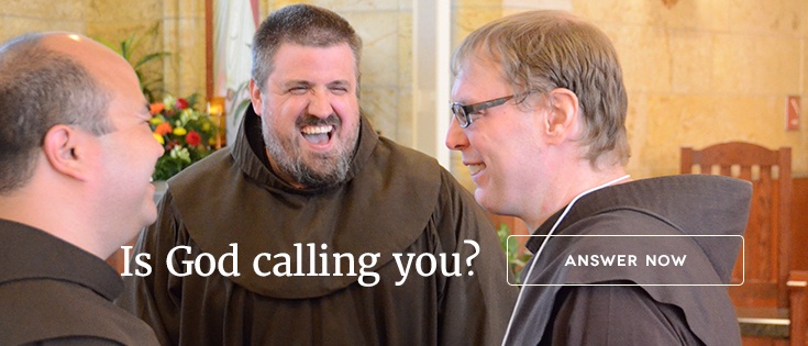 Franciscan Vocations blog footer CTA