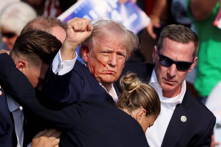 Trump 'fine' after bullet graze but alleged shooter, rally spectator ...