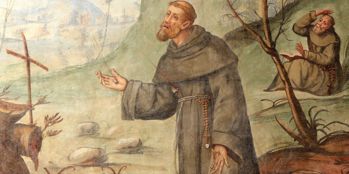 Saint Francis of Assisi receives the stigmata