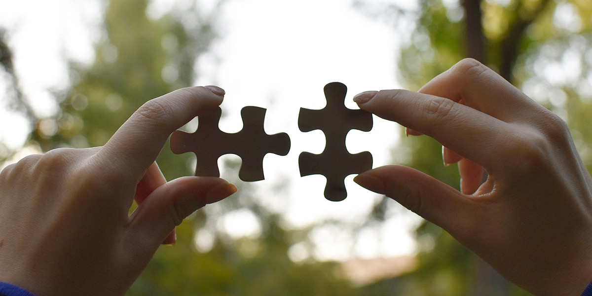 hands holding puzzle pieces